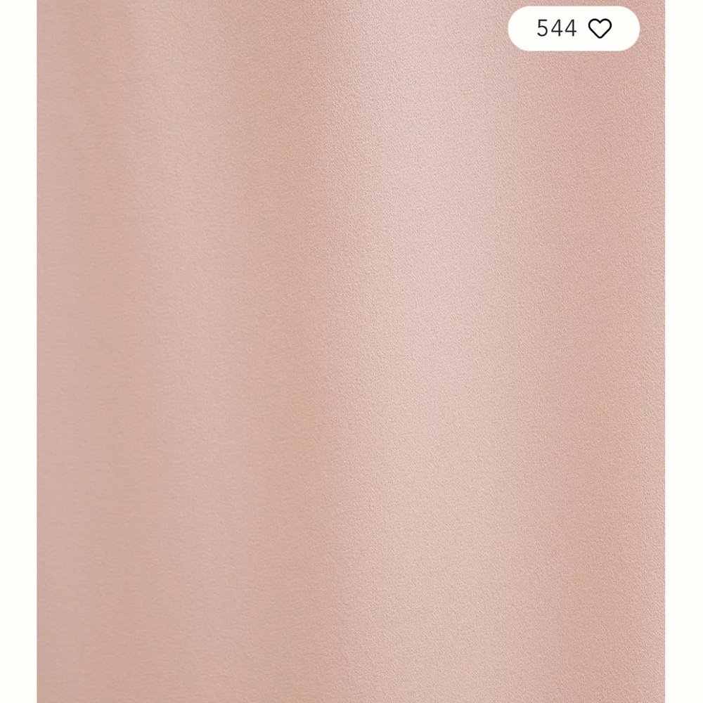 BHLDN Pink Asymmetrical One Shoulder Dress with Slit - Picture 3 of 4